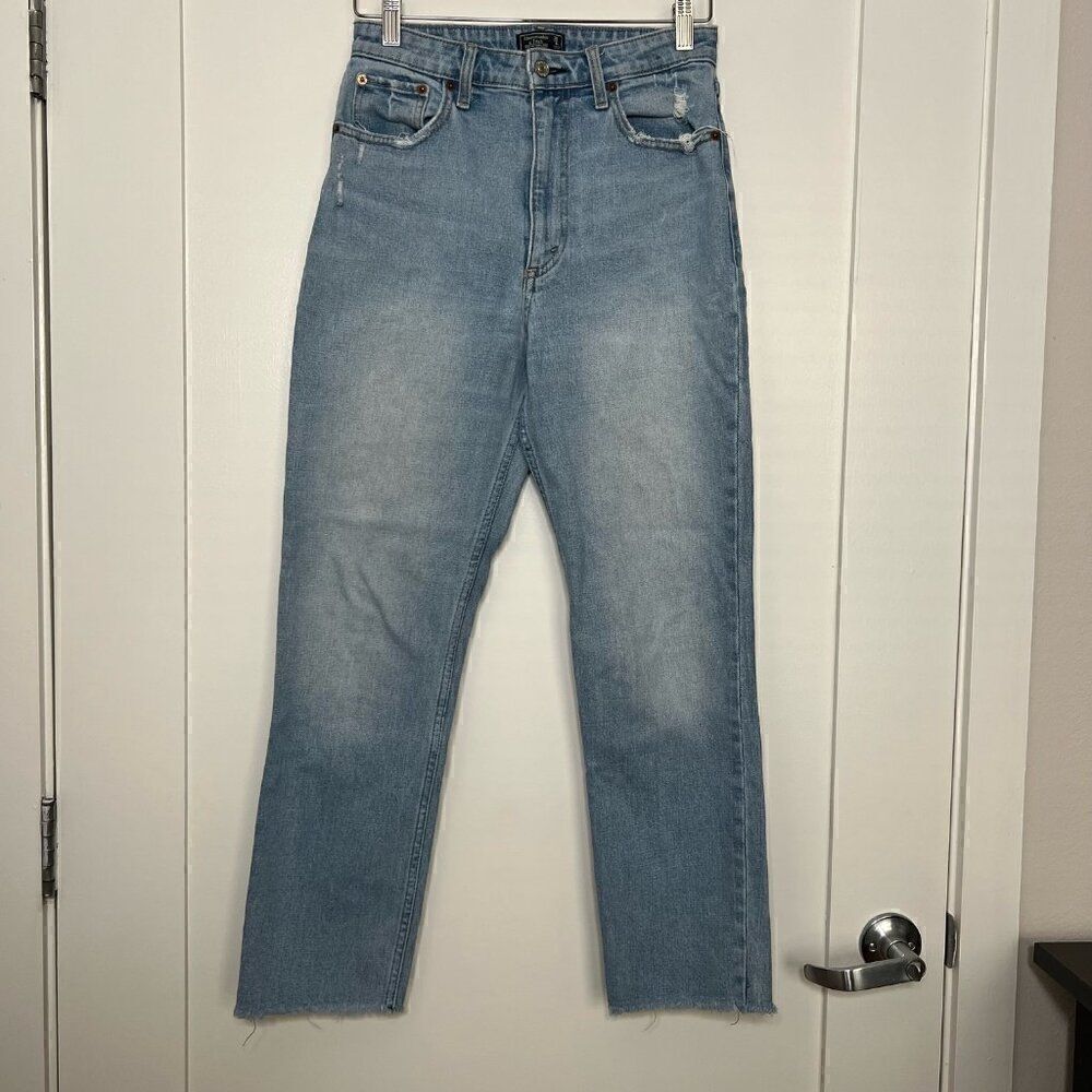 Abercrombie & Fitch Womens Jeans Size 28/6R Zoe Natural Rise Ankle Straight Blue